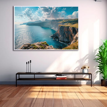 Ocean Cliff Painting